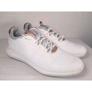 Puma White Ignite Pwradapt Leather 2.0 Golf Shoes MENS Size 7C